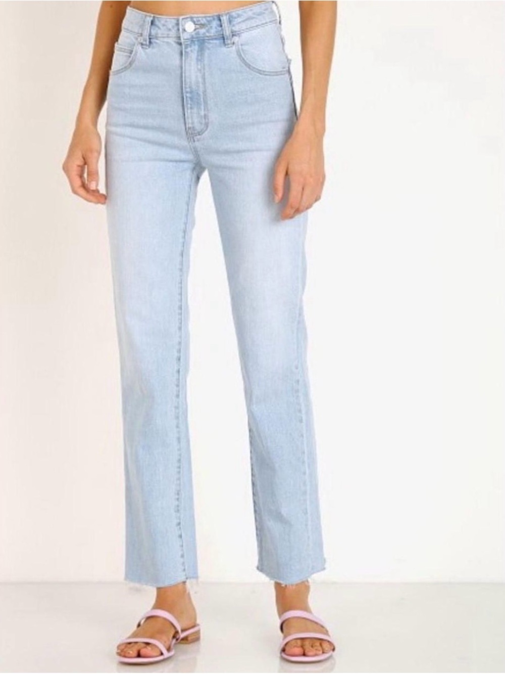 Rolla’s High-Rise Light wash Straight-Leg Women's Jeans
